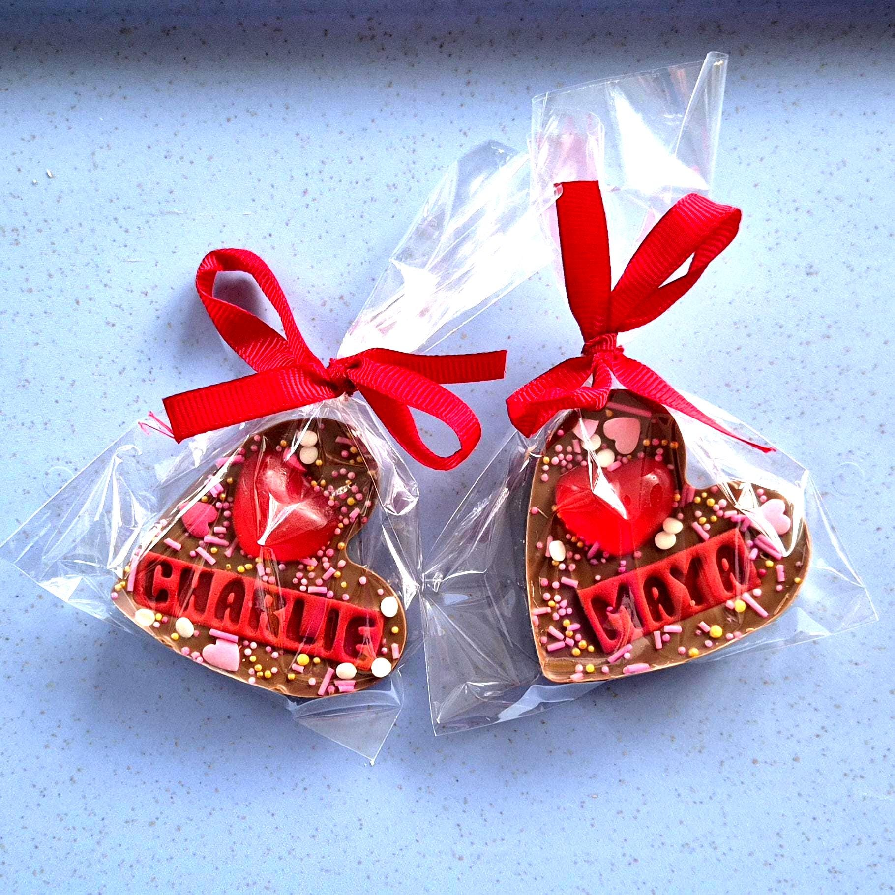 Mother's Day Mini Personalised Chocolate Heart for Mum, any name
