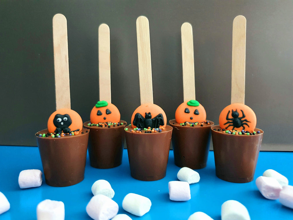 Halloween Hot Chocolate Stirrer, Spoons, Trick or Treat
