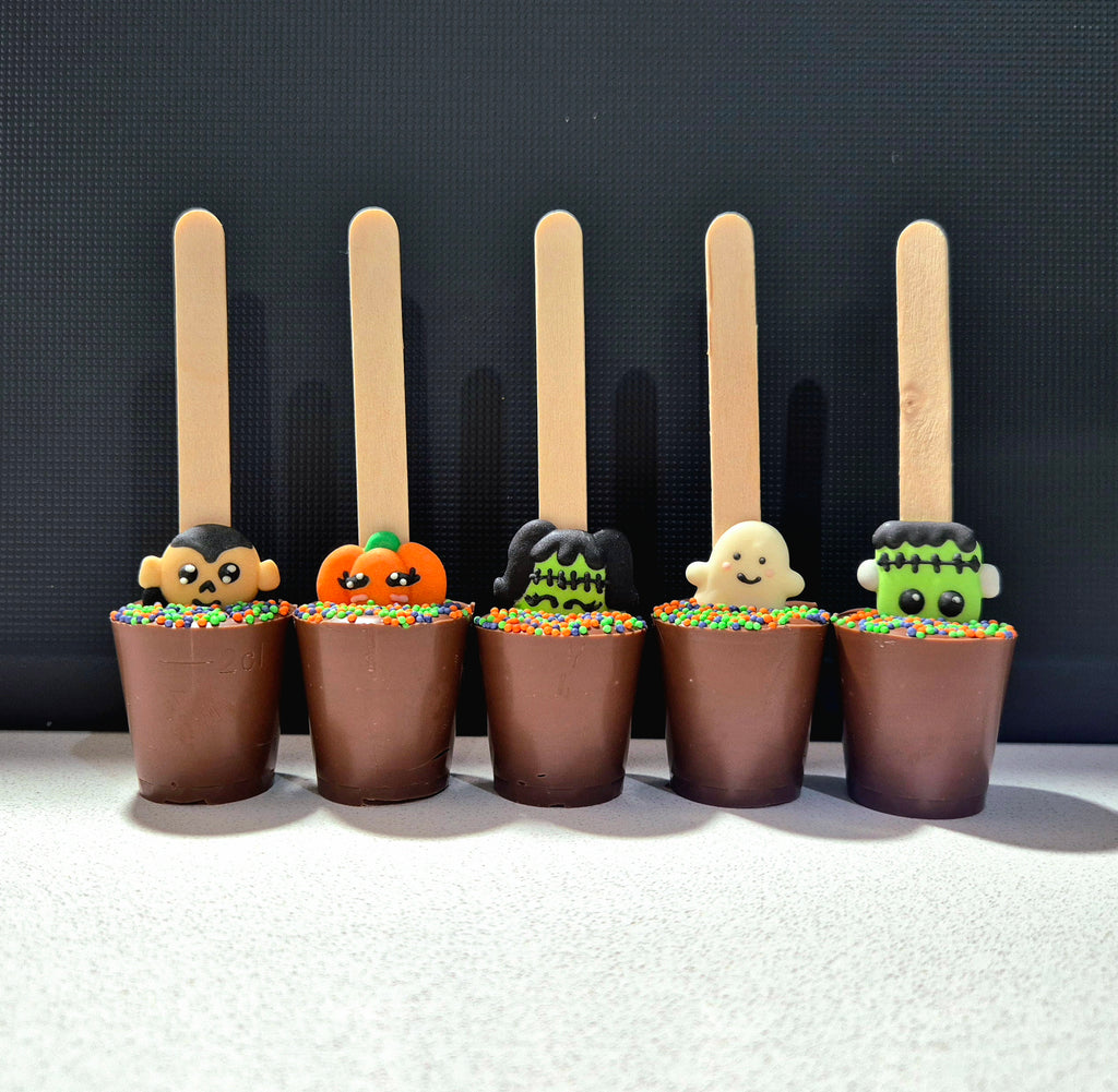 Halloween Hot Chocolate Stirrer, Spoons, Trick or Treat