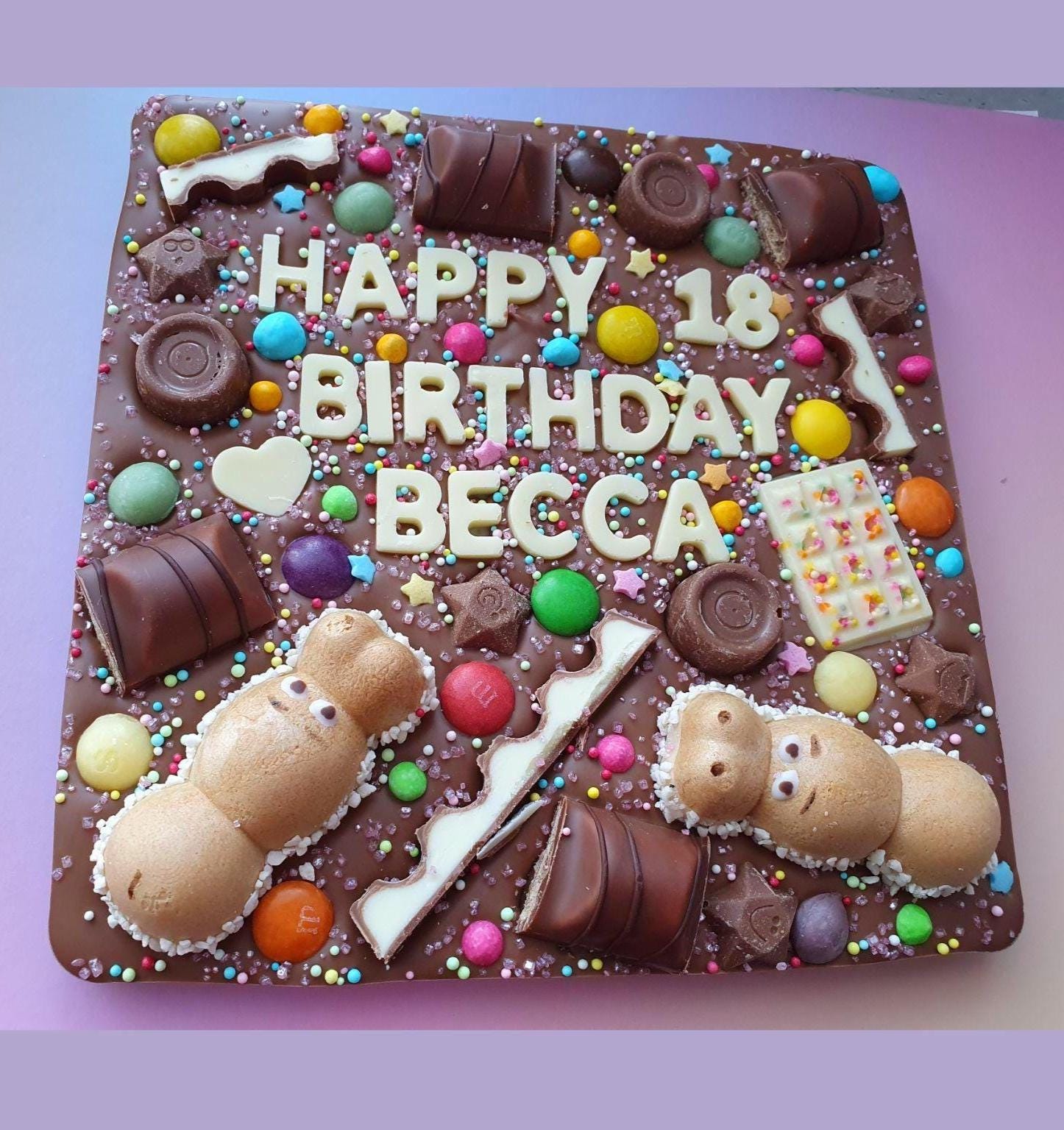 Personalised Chocolate Slab, Birthday Gift or any Occasion