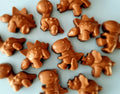 Pack of 12 Milk Chocolate Dinosaurs, Gift for Boys and Girls, Party Favours