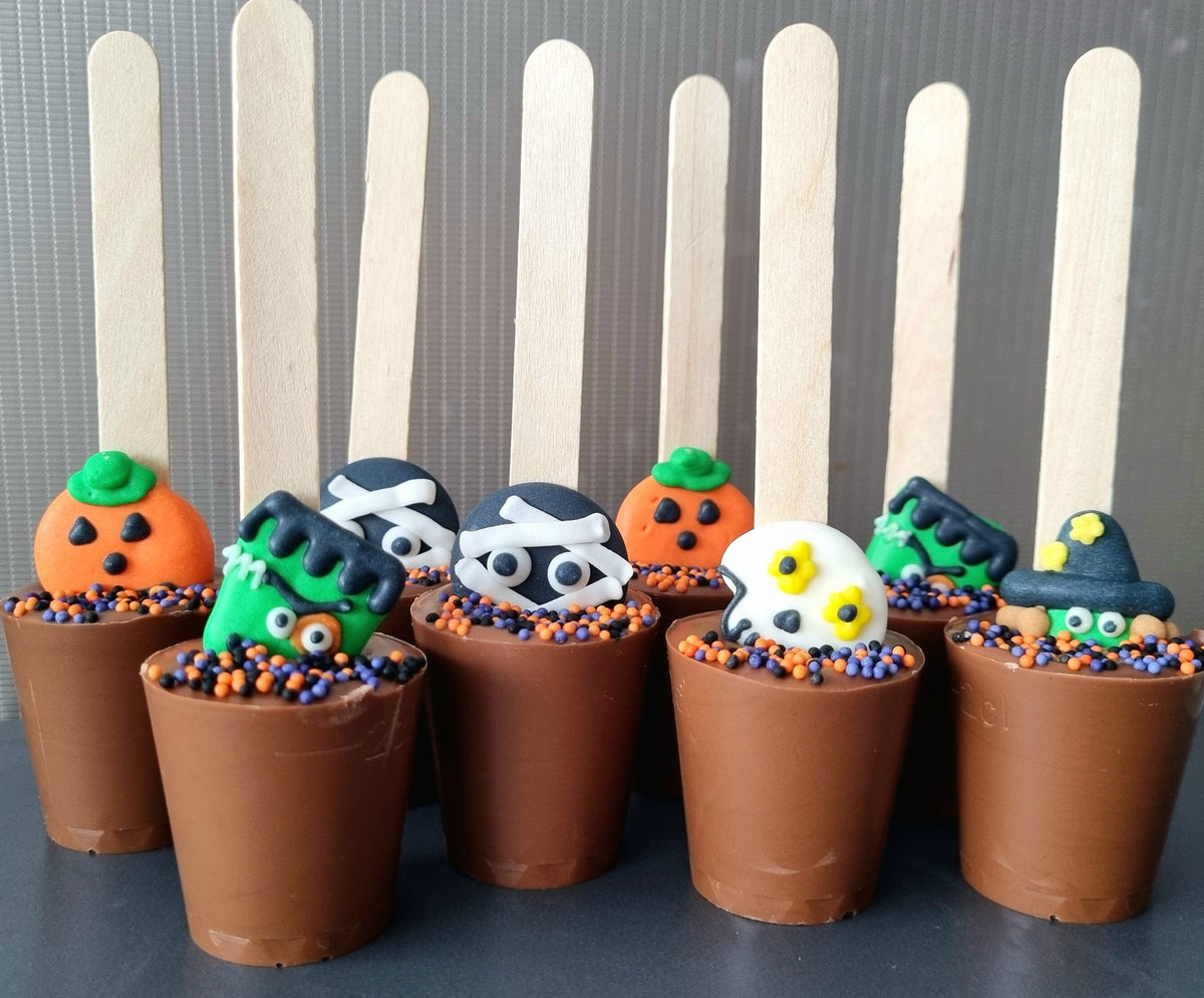 Halloween Hot Chocolate Stirrer, Spoons, Trick or Treat