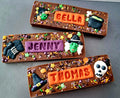 Halloween Personalised Chocolate Bar with a name, Trick or Treat